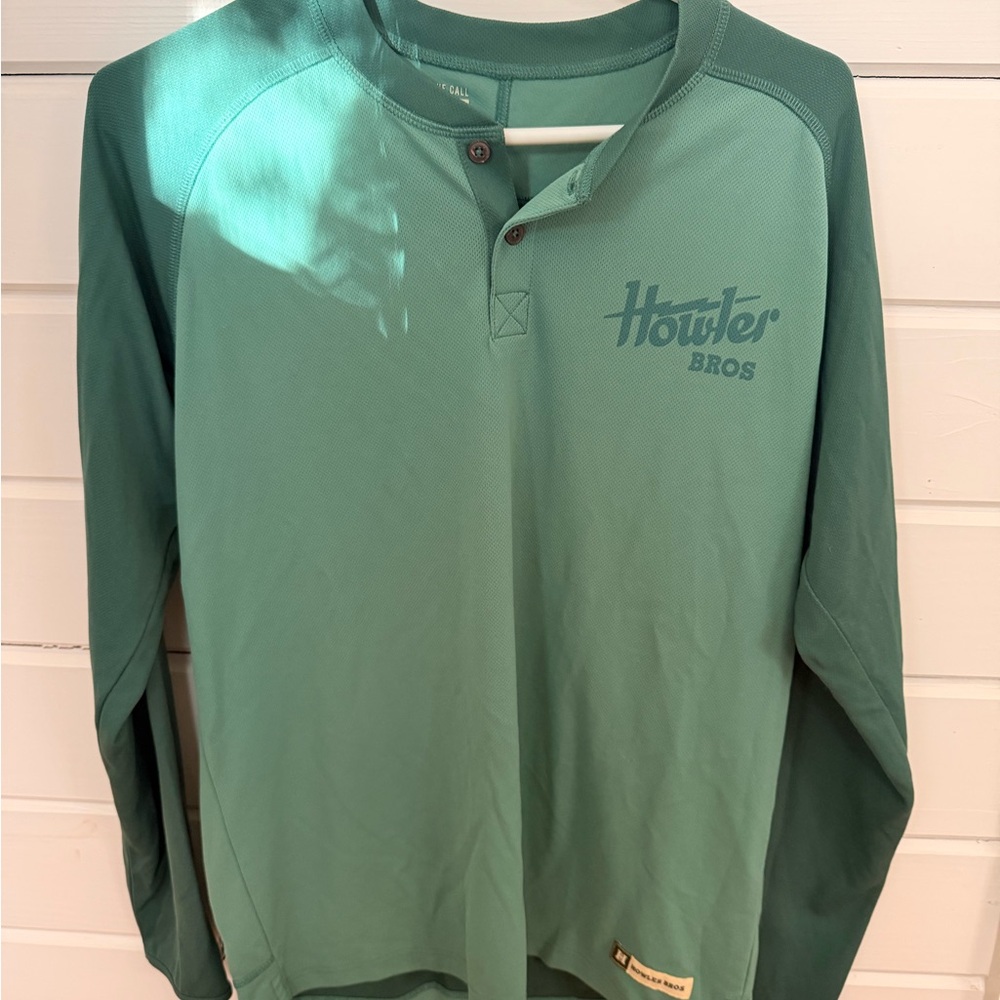Howler Brothers Green Long Sleeve Tee